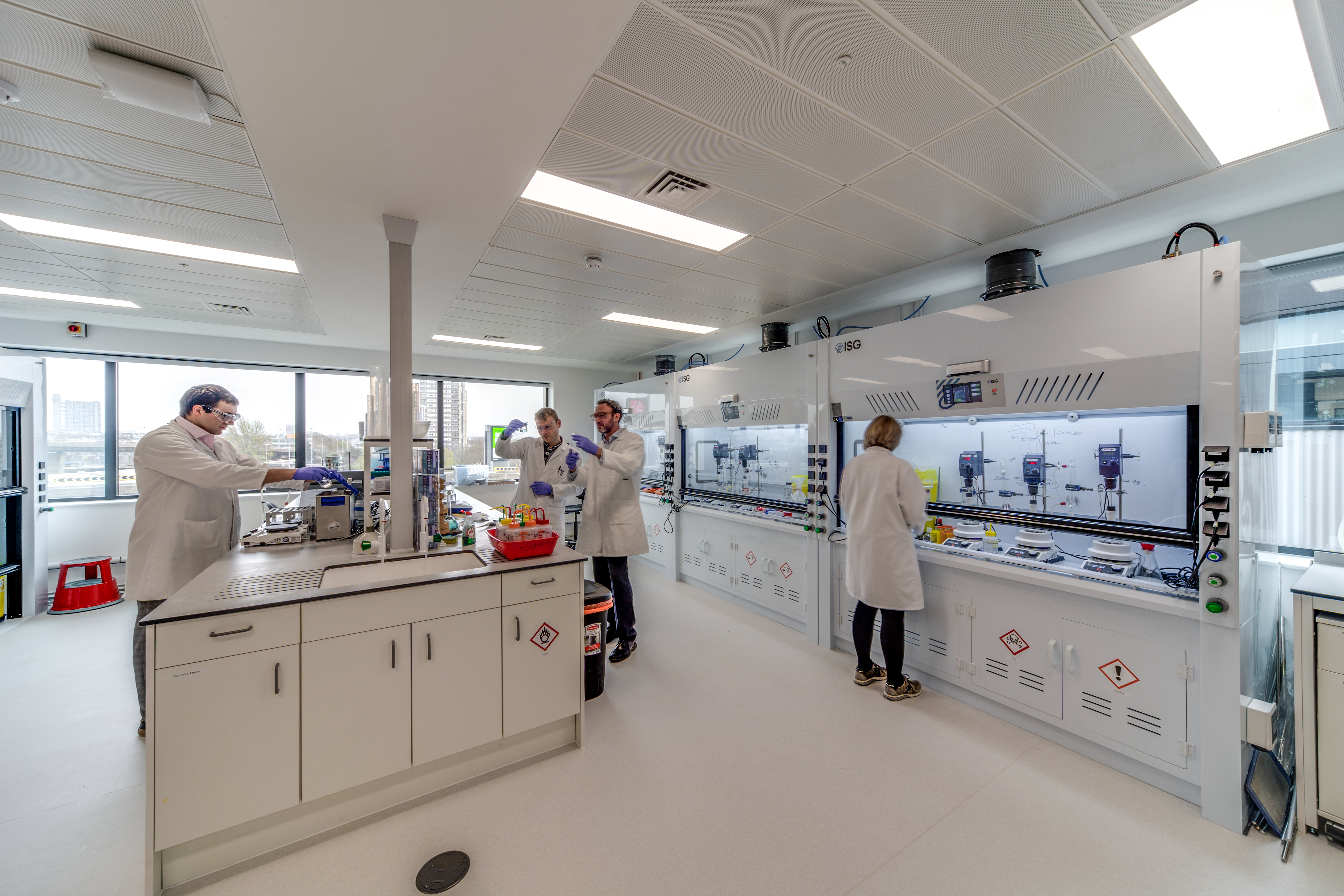 The Puraffinity team at work in their lab The Puraffinity team at work in their lab