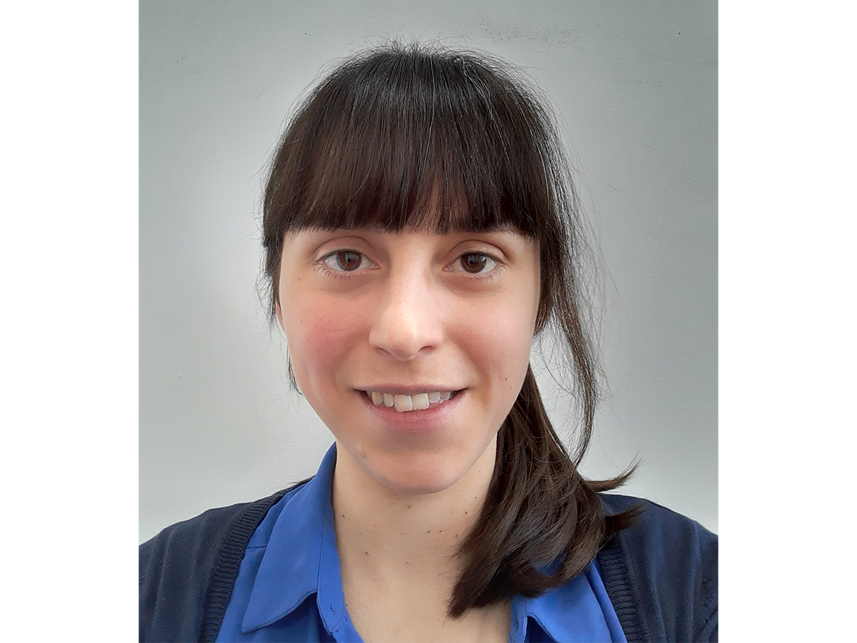 Dr Lauren Hatcher smiling to camera