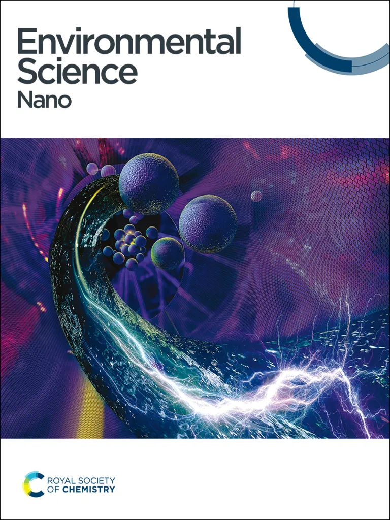 Environmental Science Nano journal cover