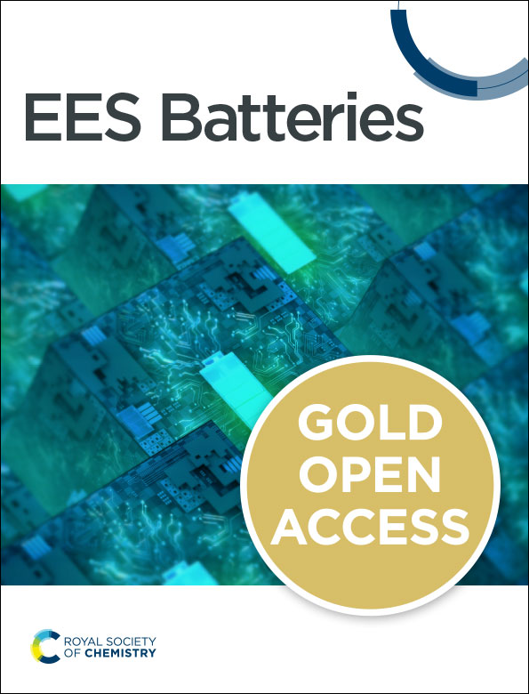 The front cover of new RSC journal EES Batteries The front cover of new RSC journal EES Batteries