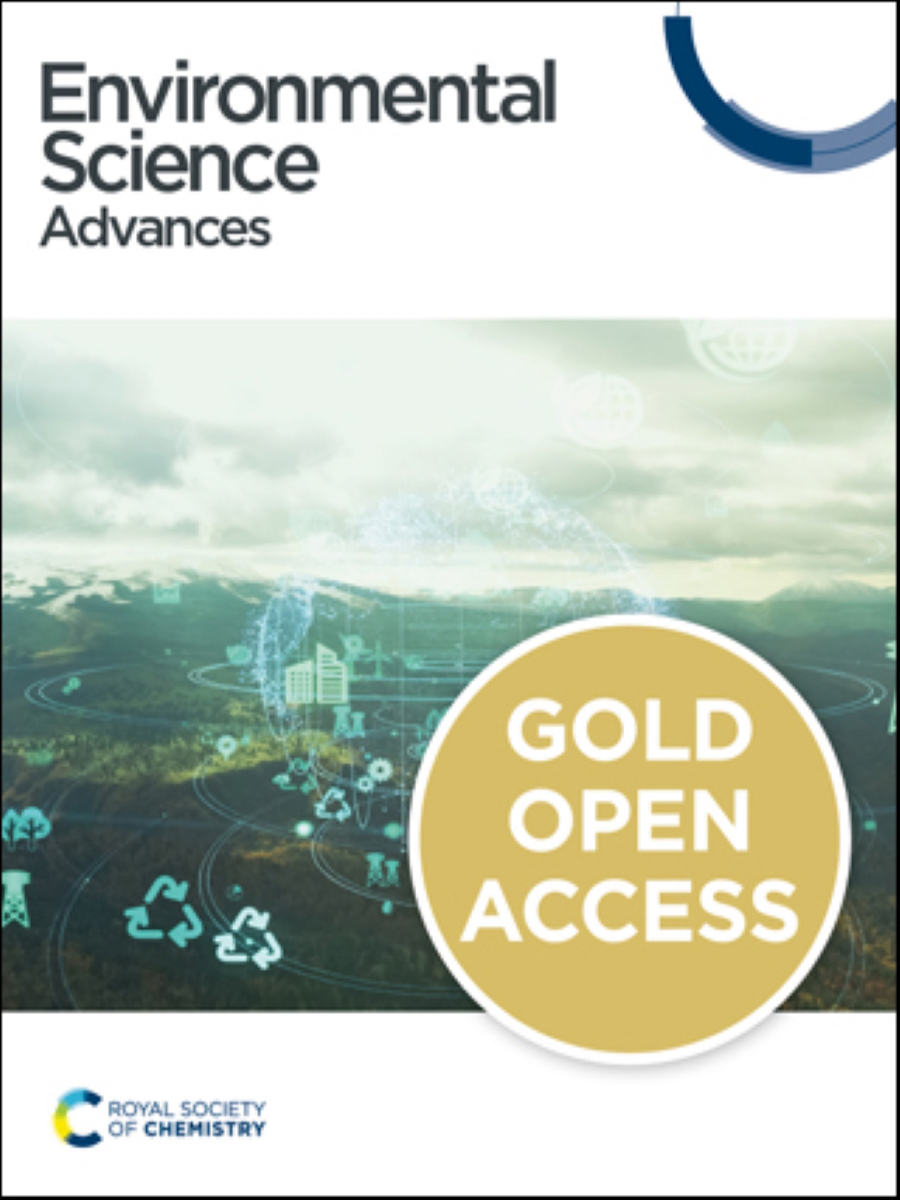 Environmental Science Advances journal cover