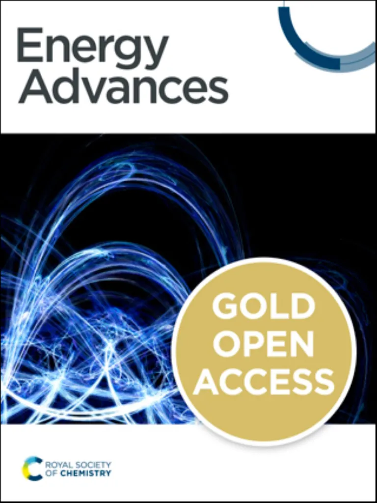 Energy Advances journal cover