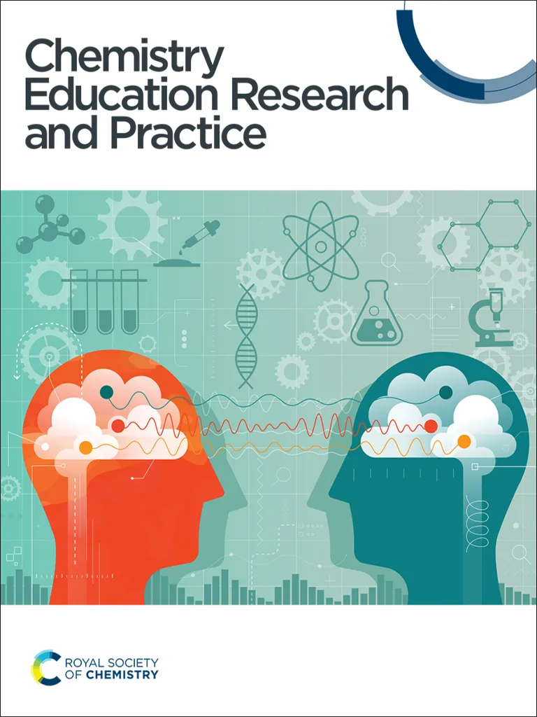 Chemistry Education Research and Practice journal cover