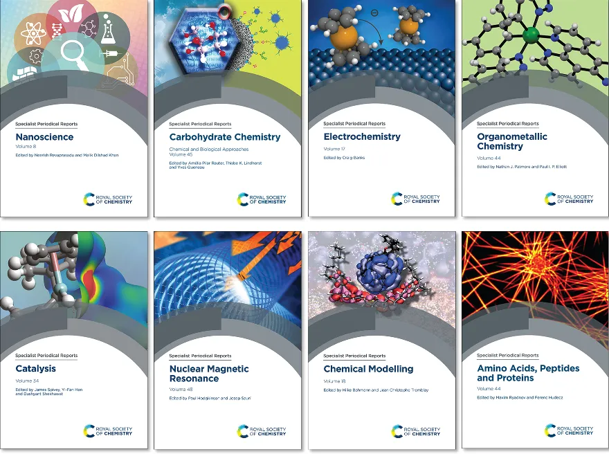 Montage of SPR book covers