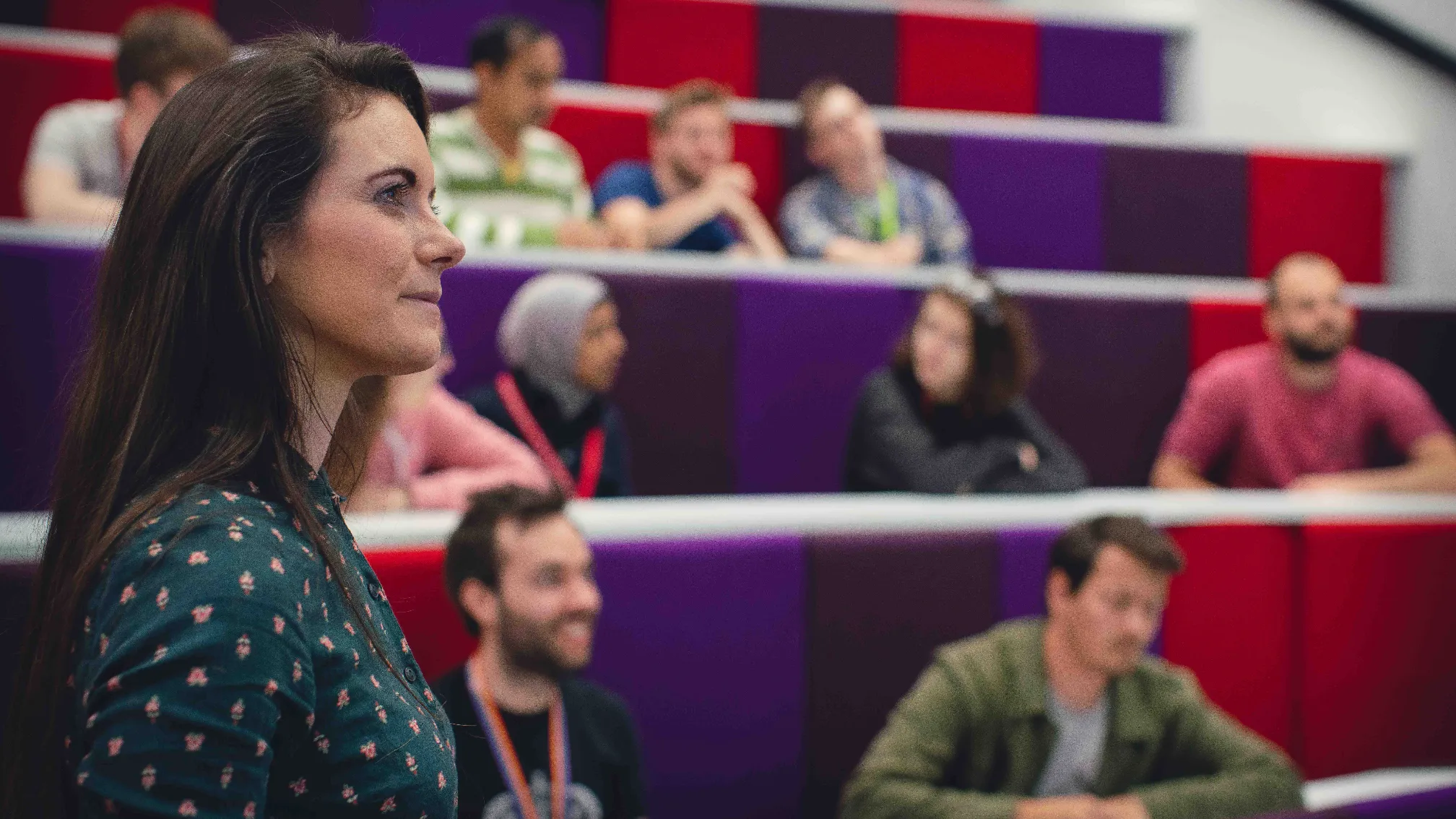 Professor Rebecca Melen giving a lecture