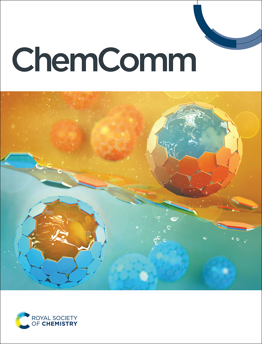 The front cover of RSC journal ChemComm The front cover of RSC journal ChemComm